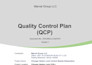 develop quality control plan, qc plan, qcp, qaqc